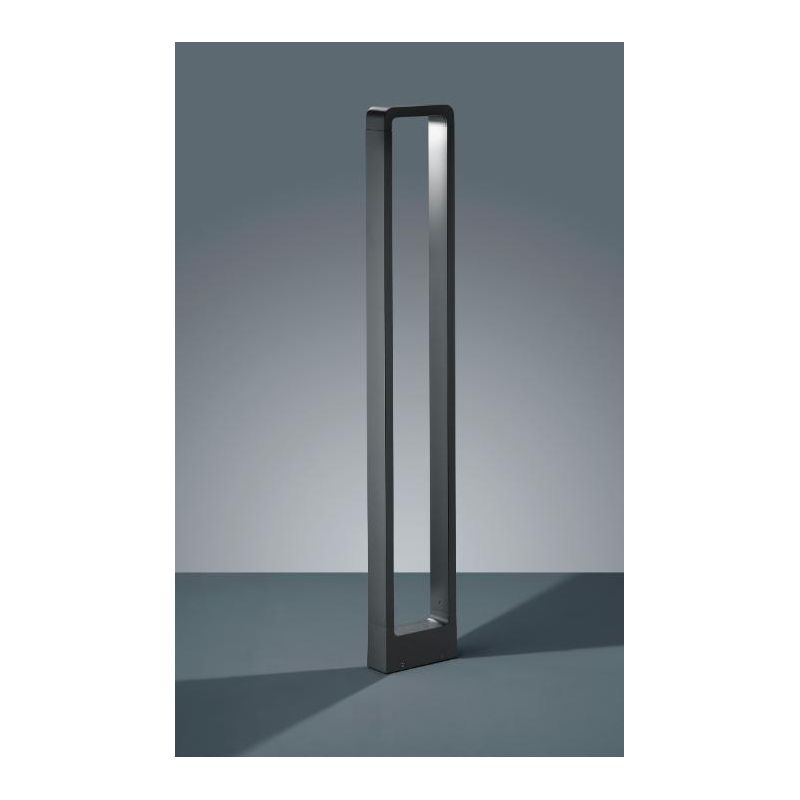 RENO PALO DA GIARDINO H100 DESIGN MODERNO IP54 COLORE ANTRACITE CON LED 4,5W LUCE 3000K TRIO LIGHTING - Cristalensi Shop Online