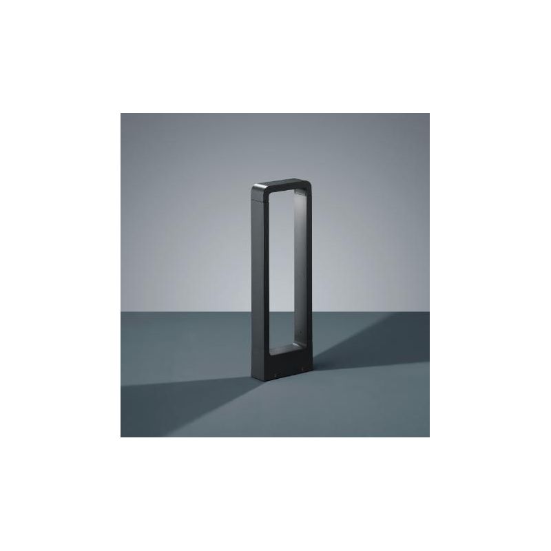 RENO PALETTO H50 DA ESTERNI IP54 COLORE ANTRACITE CON LED 4,5W LUCE 3000K TRIO LIGHTING - Cristalensi Shop Online
