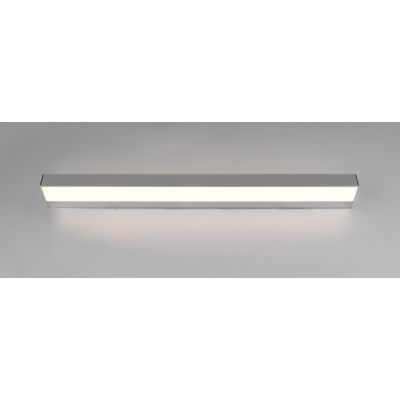 ROCCO APPLIQUE A PARETE DA SPECCHIO CROMO O NERA LARGHEZZA CM 90 IP44 LED 13W LUCE 3000K BI-EMISSIONE TRIO LIGHTING - Cristalens