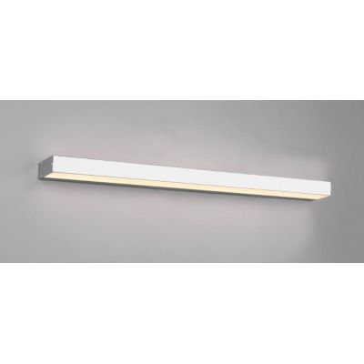 ROCCO APPLIQUE A PARETE DA SPECCHIO CROMO O NERA LARGHEZZA CM 90 IP44 LED 13W LUCE 3000K BI-EMISSIONE TRIO LIGHTING - Cristalens