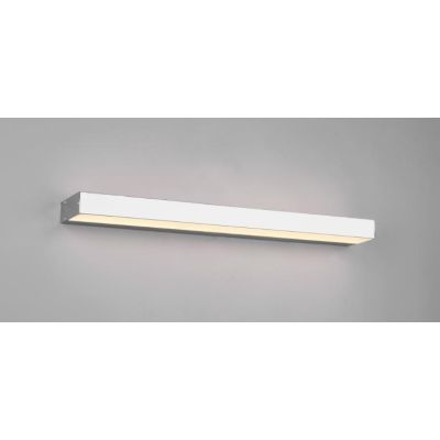 ROCCO APPLIQUE A PARETE DA SPECCHIO NERA O CROMO LARGHEZZA CM 60 IP44 LED 8W LUCE 3000K BI-EMISSIONE TRIO LIGHTING - Cristalensi