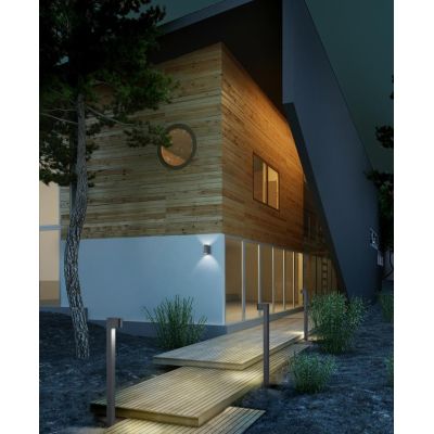 ROYA PALO DA GIARDINO MODERNO H100 IP44 COLORE ANTRACITE CON ATTACCO GU10 TRIO LIGHTING - Cristalensi Shop Online