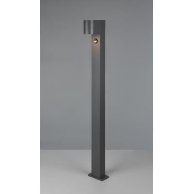 ROYA PALO MODERNO H100 PER ESTERNI CON SENSORE DI MOVIMENTO ANTRACITE ATTACCO GU10 TRIO LIGHTING - Cristalensi Shop Online