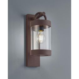 SAMBESI APPLIQUE DA ESTERNO IP44 A LANTERNA CON SENSORE CREPUSCOLARE ANTRACITE RUGGINE O BIANCO TRIO LIGHTING - Cristalensi Shop 2