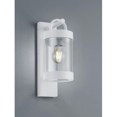 SAMBESI APPLIQUE DA ESTERNO IP44 A LANTERNA CON SENSORE CREPUSCOLARE ANTRACITE RUGGINE O BIANCO TRIO LIGHTING - Cristalensi Shop