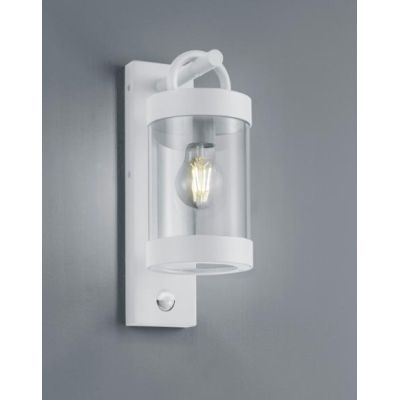 SAMBESI APPLIQUE CON SENSORE DI MOVIMENTO DA ESTERNO IP44 ANTRACITE RUGGINE O BIANCO A LANTERNA TRIO LIGHTING - Cristalensi Shop