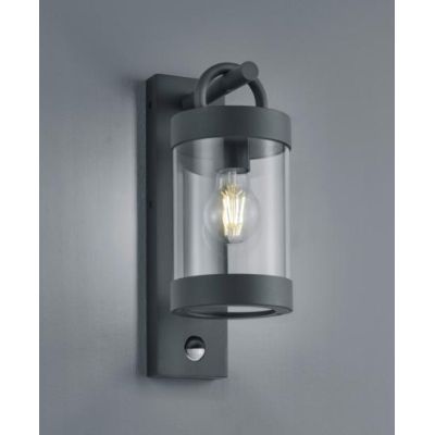 SAMBESI APPLIQUE CON SENSORE DI MOVIMENTO DA ESTERNO IP44 ANTRACITE RUGGINE O BIANCO A LANTERNA TRIO LIGHTING - Cristalensi Shop