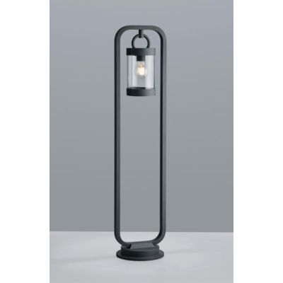 SAMBESI LAMPIONCINO DA ESTERNO H100 CLASSICO A LANTERNA IP44 SENSORE CREPUSCOLARE ANTRACITE O RUGGIN TRIO LIGHTING - Cristalensi