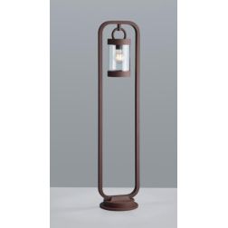 SAMBESI LAMPIONCINO DA ESTERNO H100 CLASSICO A LANTERNA IP44 SENSORE CREPUSCOLARE ANTRACITE O RUGGIN TRIO LIGHTING - Cristalensi 2