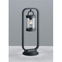 SAMBESI LAMPIONCINO DA ESTERNO H60 CLASSICO A LANTERNA IP44 SENSORE CREPUSCOLARE ANTRACITE O RUGGINE TRIO LIGHTING - Cristalensi 2