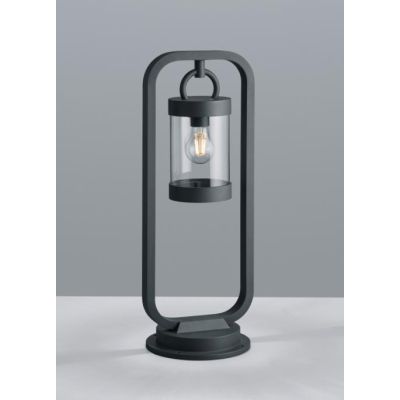 SAMBESI LAMPIONCINO DA ESTERNO H60 CLASSICO A LANTERNA IP44 SENSORE CREPUSCOLARE ANTRACITE O RUGGINE TRIO LIGHTING - Cristalensi