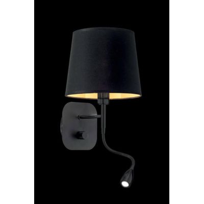APPLIQUE CON PARALUME PER CAMERA DA LETTO CON FLESSIBILE LUCE LED CRISTALENSI - Cristalensi Shop Online