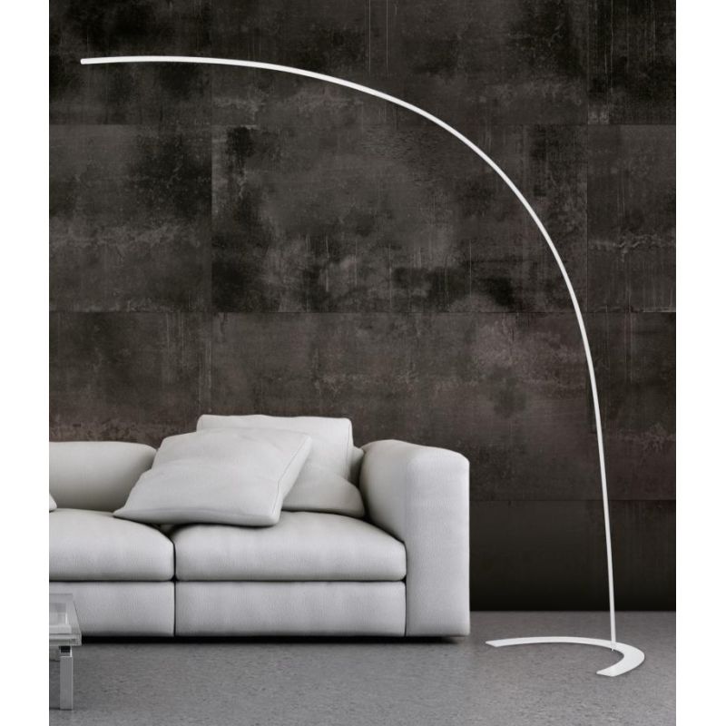 SHANGHAI PIANTANA AD ARCO IN METALLO A LED 18W DIMMERABILE INTEGRATO IN 2 COLORI TRIO LIGHTING - Cristalensi Shop Online