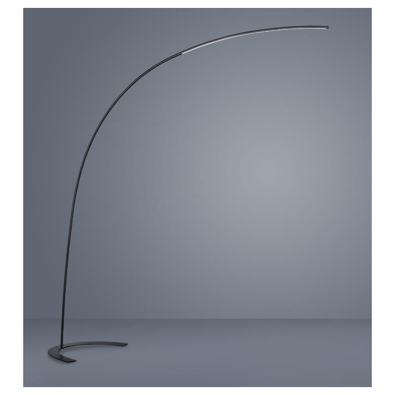 SHANGHAI PIANTANA AD ARCO IN METALLO A LED 18W DIMMERABILE INTEGRATO IN 2 COLORI TRIO LIGHTING - Cristalensi Shop Online