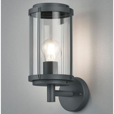 TANARO APPLIQUE DA ESTERNO H32 STILE CLASSICO IP44 ANTRACITE O RUGGINE LUCE DIFFUSA TRIO LIGHTING - Cristalensi Shop Online