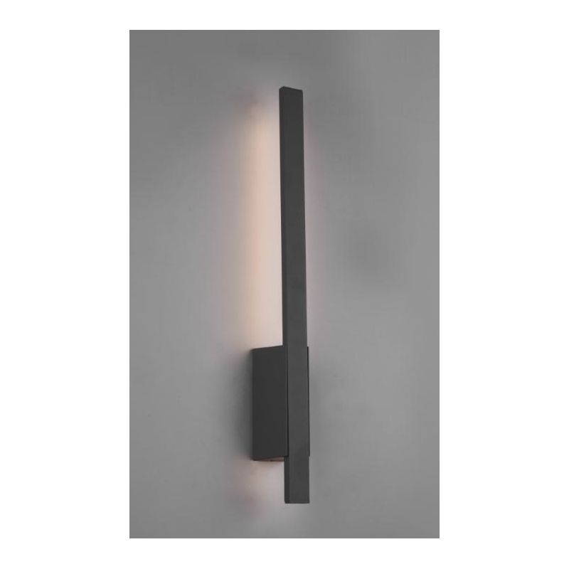 TAWA LAMPADA DA PARETE SOTTILE IP54 PER ESTERNI ANTRACITE LED 7W LUCE 3000K MODERNA TRIO LIGHTING - Cristalensi Shop Online