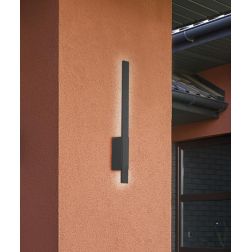 TAWA LAMPADA DA PARETE SOTTILE IP54 PER ESTERNI ANTRACITE LED 7W LUCE 3000K MODERNA TRIO LIGHTING - Cristalensi Shop Online 2