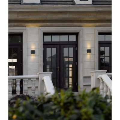 THAMES LAMPADA DA PARETE QUADRATA BIEMISSIONE ANTRACITE IP54 DA ESTERNI LED 3W LUCE 3000K TRIO LIGHTING - Cristalensi Shop Onlin