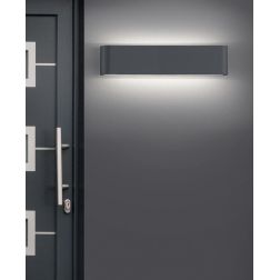 THAMES II LAMPADA DA PARETE A BIEMISSIONE IP54 DA ESTERNI LED 8W ANTRACITE O BIANCO TRIO LIGHTING - Cristalensi Shop Online 2