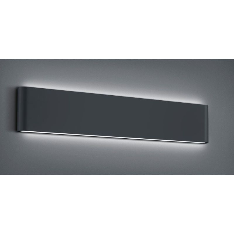 THAMES II LAMPADA DA PARETE A BIEMISSIONE IP54 DA ESTERNI LED 8W ANTRACITE O BIANCO TRIO LIGHTING - Cristalensi Shop Online