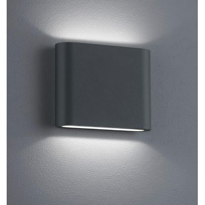 THAMES II LAMPADA DA PARETE A BIEMISSIONE IP54 DA ESTERNI ANTRACITE O BIANCA LED 2W LUCE 3000K TRIO LIGHTING - Cristalensi Shop 