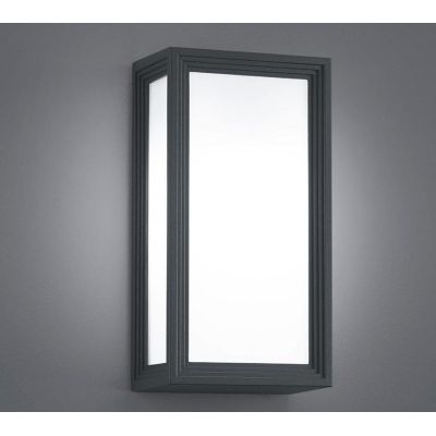 TIMOK APPLIQUE DA ESTERNO DESIGN MODERNO IP54 LED 5W ANTRACITE LUCE DIFFUSA TRIO LIGHTING - Cristalensi Shop Online