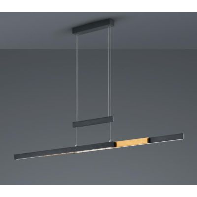 TRAJAN SOSPENSIONE ALLUNGABILE LED 54W LUCE 2700-5000K DIMMERABILE CON FINITURA BICOLORE MODERNA TRIO LIGHTING - Cristalensi Sho