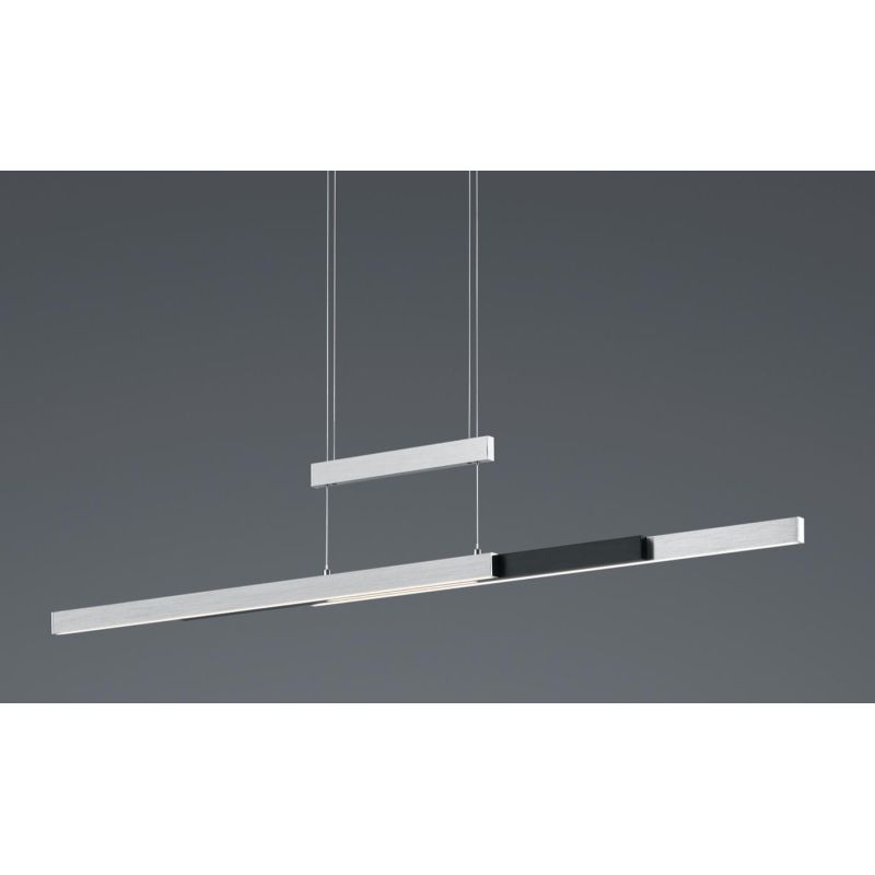 TRAJAN SOSPENSIONE ALLUNGABILE LED 54W LUCE 2700-5000K DIMMERABILE CON FINITURA BICOLORE MODERNA TRIO LIGHTING - Cristalensi Sho
