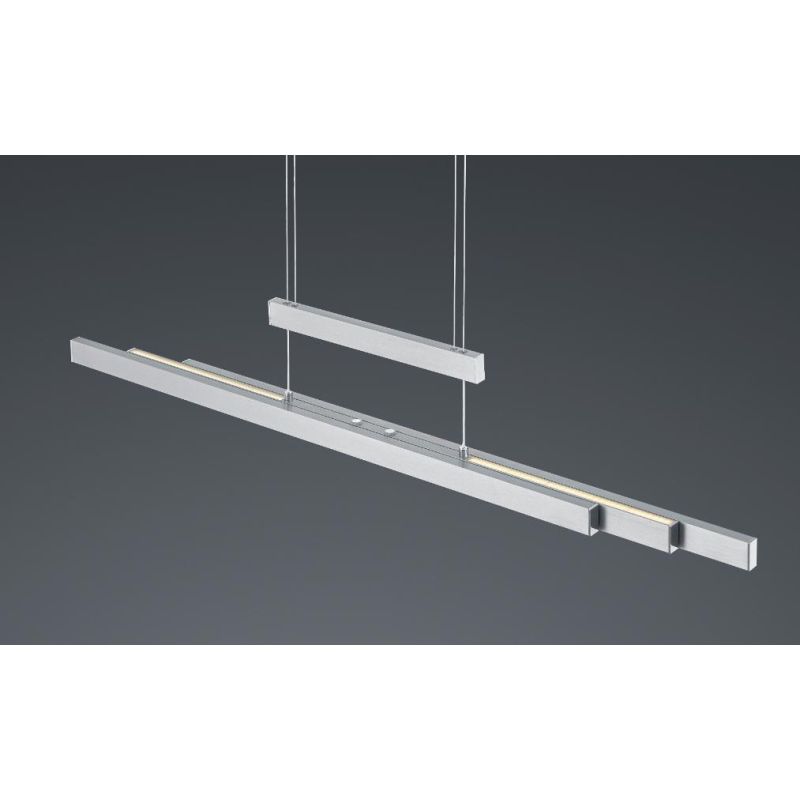 TRAJAN SOSPENSIONE ALLUNGABILE LED 54W LUCE 2700-5000K DIMMERABILE 3 FINITURE COLORE MODERNA TRIO LIGHTING - Cristalensi Shop On