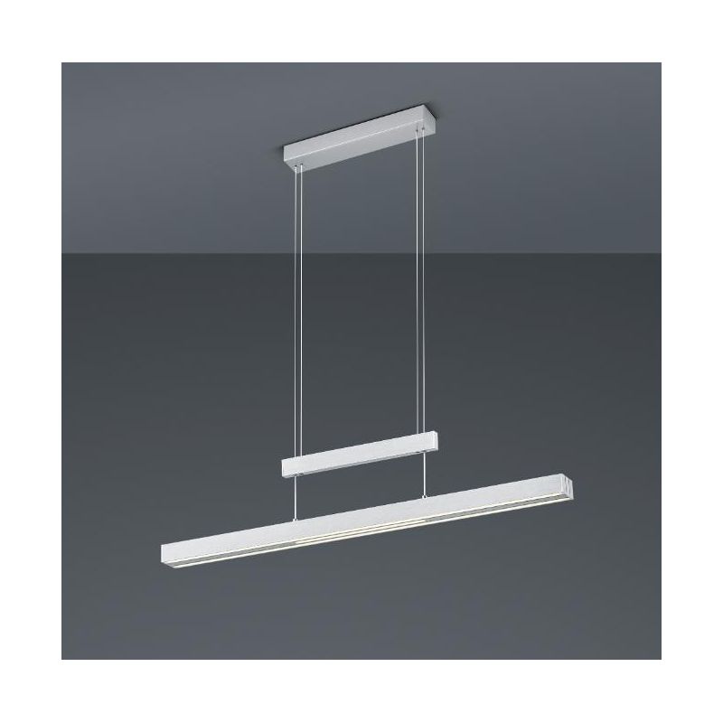 TRAJAN SOSPENSIONE ALLUNGABILE LED 54W LUCE 2700-5000K DIMMERABILE 3 FINITURE COLORE MODERNA TRIO LIGHTING - Cristalensi Shop On