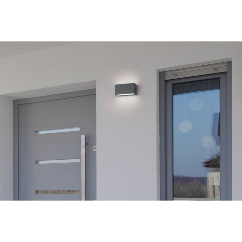 TRENT APPLIQUE A LED 10W LUCE 3000K DA ESTERNI IP65 BIANCA O ANTRACITE BIEMISSIONE MODERNA TRIO LIGHTING - Cristalensi Shop Onli