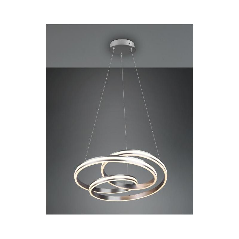 NURIA SOSPENSIONE LED 60W LUCE 2300-3000-4000K DIMMERABILE DIAMETRO CM 60 2 FINITURE COLORE TRIO LIGHTING - Cristalensi Shop Onl