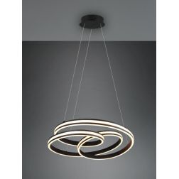 NURIA SOSPENSIONE LED 60W LUCE 2300-3000-4000K DIMMERABILE DIAMETRO CM 60 2 FINITURE COLORE TRIO LIGHTING - Cristalensi Shop Onl