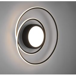 YAVA PLAFONIERA LED D60 CON LUCE CENTRALE LED 56W LUCE 2700-6000K CON TELECOMANDO 2 FINITURE TRIO LIGHTING - Cristalensi Shop On 2