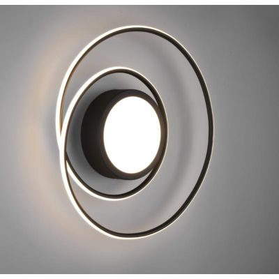 YAVA PLAFONIERA LED D60 CON LUCE CENTRALE LED 56W LUCE 2700-6000K CON TELECOMANDO 2 FINITURE TRIO LIGHTING - Cristalensi Shop On