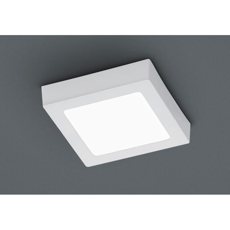 ZEUS MEDIA PLAFONIERA/APPLIQUE A LED INTEGRATO DA 11W LATO 17 CM IN DUE COLORI TRIO LIGHTING - Cristalensi Shop Online