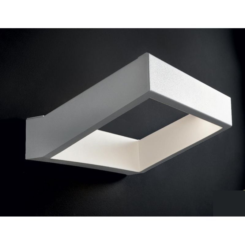 ACHILLE GRANDE APPLIQUE LED 20W BIANCO O SABBIA LUCE 3000K O 4000K DI ILLUMINANDO LED SOSTITUIBILE Illuminando - Cristalensi Sho