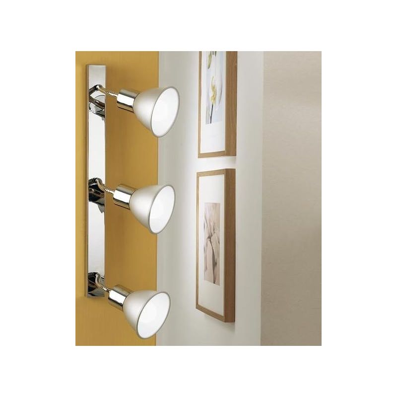 BINGO BINARIO 3 SPOT A BRACCIO FLESSIBILE Illuminando - Cristalensi Shop Online