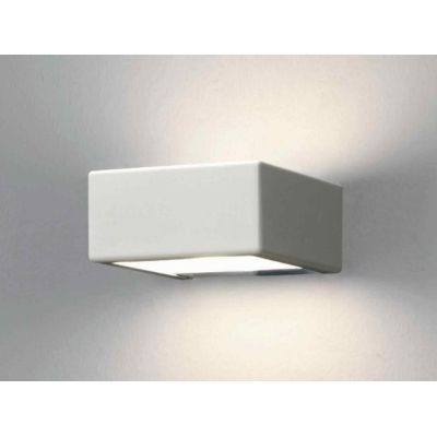 BRIK G9 LAMPADA DA PARETE IN METALLO FINITURA BIANCA O CROMO LARGHEZZA CM 10 Illuminando - Cristalensi Shop Online