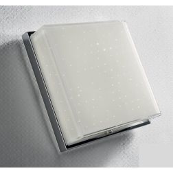 BRILLA PLAFONIERA APPLIQUE EFFETTO CIELO STELLATO LED INTEGRATO MONTATURA CROMO LUCIDA Illuminando - Cristalensi Shop Online 2