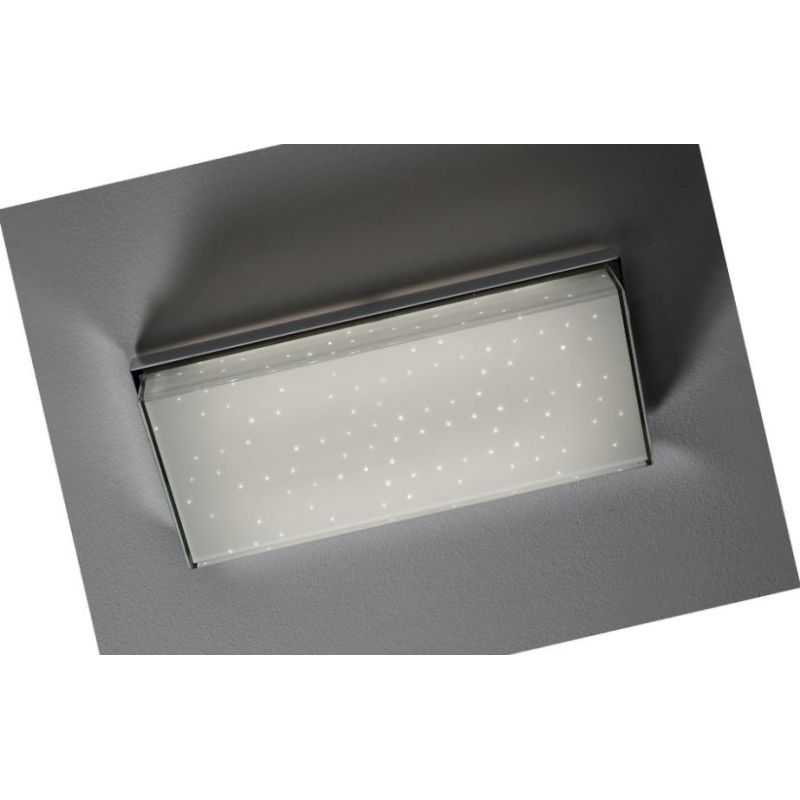 BRILLA APPLIQUE PLAFONIERA LED INTEGRATO CIELO STELLATO MONTATURA CROMO MODERNA Illuminando - Cristalensi Shop Online