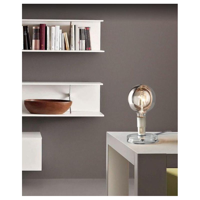 BUGIA ABAT-JOUR MODERNA IN ACRILICO TRASPARENTE E LAMPADINA LED DI ILLUMINANDO Illuminando - Cristalensi Shop Online