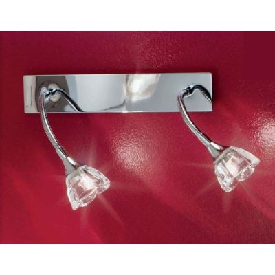 CLARA 2 PARETE/SOFFITTO CON BRACCIO FLESSIBILE Illuminando - Cristalensi Shop Online