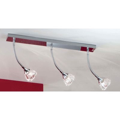 CLARA 3 PARETE/SOFFITTO CON BRACCIO FLESSIBILE Illuminando - Cristalensi Shop Online