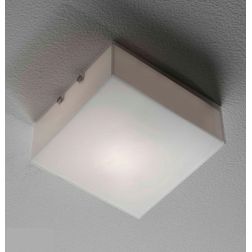 CUBIC LAMPADA DA PARETE SOFFITTO IN VETRO BIANCO LUCIDO Illuminando - Cristalensi Shop Online 2