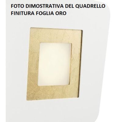DEDALO PLAFONIERA 4 LUCI IN METALLO BIANCO CON QUADRELLI IN 8 COLORI A SCELTA LAMPADINE GX53 Illuminando - Cristalensi Shop Onli