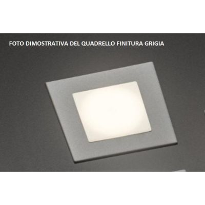 DEDALO PLAFONIERA 6 LUCI IN METALLO BIANCO CON QUADRELLI IN 8 COLORI A SCELTA LAMPADINE GX53 Illuminando - Cristalensi Shop Onli