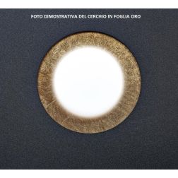 DEMETRA 2 BIANCA PLAFONIERA APPLIQUE IN METALLO BIANCO 8 COLORI CERCHI LAMPADINE SOSTITUIBILI Illuminando - Cristalensi Shop Onl 2