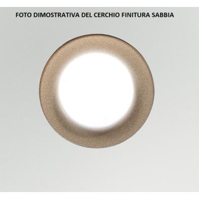 DEMETRA 5 NERA PLAFONIERA APPLIQUE IN METALLO NERO 8 COLORI CERCHI LAMPADINE SOSTITUIBILI Illuminando - Cristalensi Shop Online