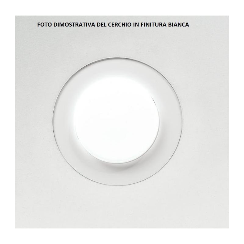 DEMETRA BIANCA SOSPENSIONE MODERNA 7 LUCI DI ILLUMINANDO CON ANELLI IN 8 COLORI A SCELTA Illuminando - Cristalensi Shop Online